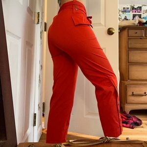 Anne Klein Red Pants Vintage deadstock